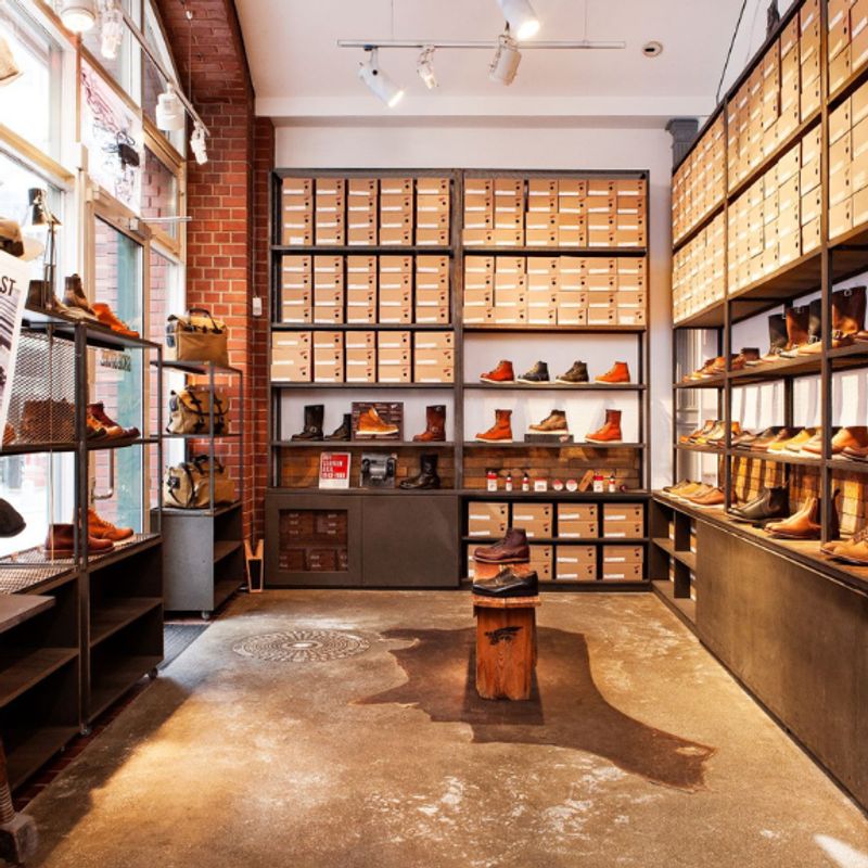 Red wing boots shop store
